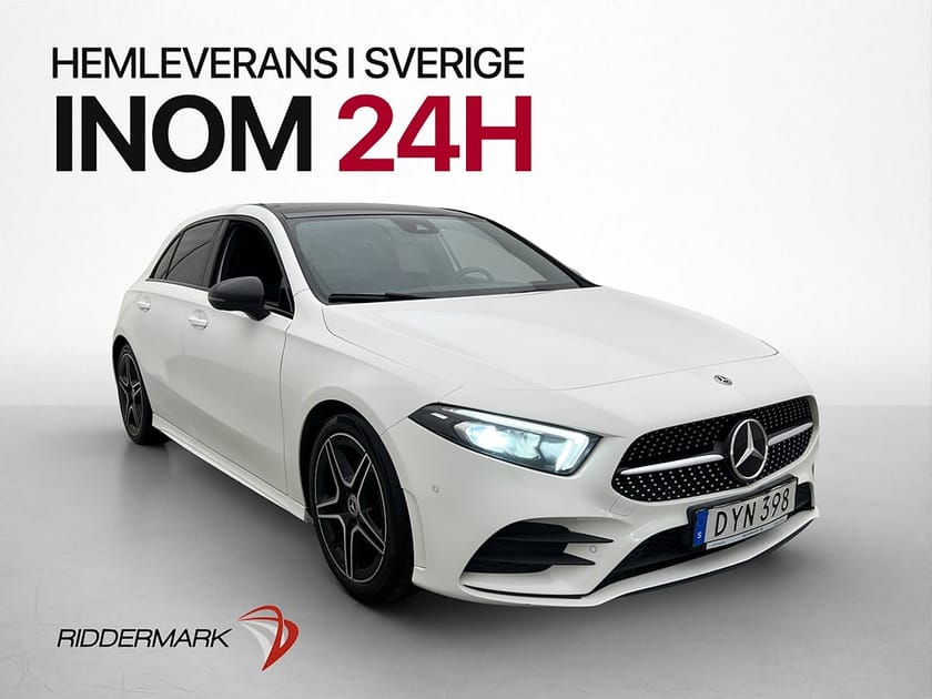 Bild 1 av Mercedes-Benz A 180 d A180 AMG Night Pano Kamera Halvskinn Navi