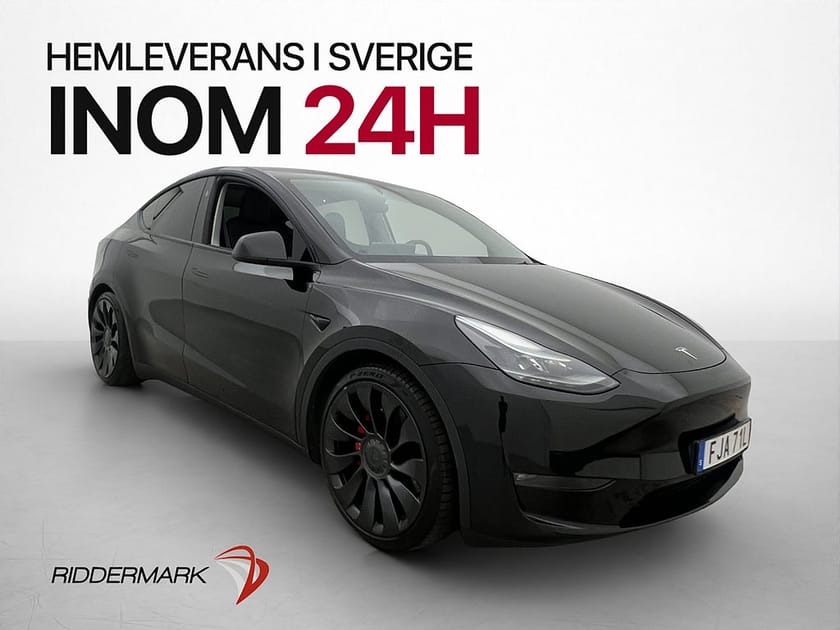 Bild 1 av Tesla Model Y Performance AWD Autopilot Kamera Sv-Såld