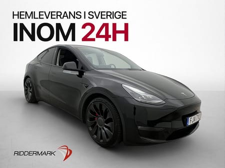 Tesla Model Y Performance AWD Autopilot Kamera Sv-Såld