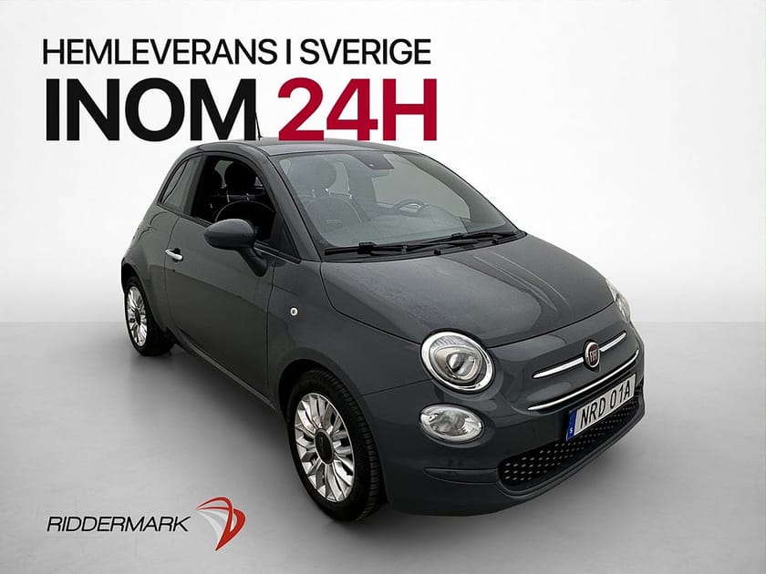 Bild 1 av Fiat 500 Hybrid 70hk Lounge P-Sensorer CarPlay Farthållare