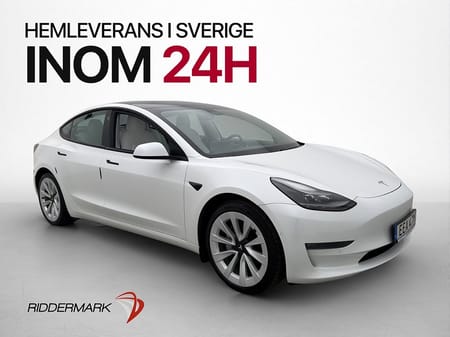 Tesla Model 3 Long Range AWD Autopilot Ljus interiör