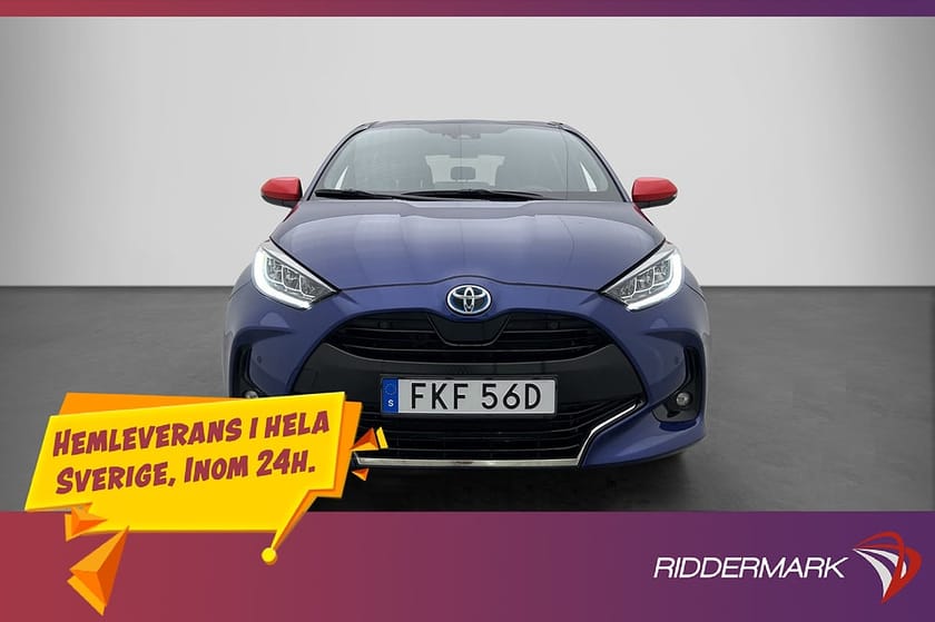 Bild 2 av Toyota Yaris Hybrid Style Keyless Adapt-fart HUD Kamera