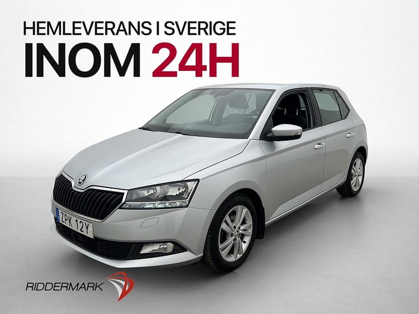 Bild 1 av Škoda Fabia Skoda 1.0 TSI 95hk 2 Brukare CarPlay Farthållare