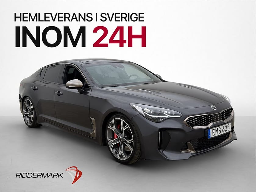 Bild 1 av Kia Stinger GT AWD 3.3 V6 370hk 360° H/K HuD Skinn M-Värmare