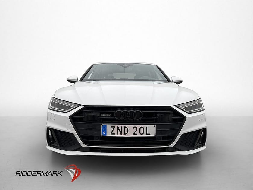 Bild 2 av Audi A7 Sportback 45 TDI quattro S-Line B&O Svart Optik Sportstolar Navi Skinn