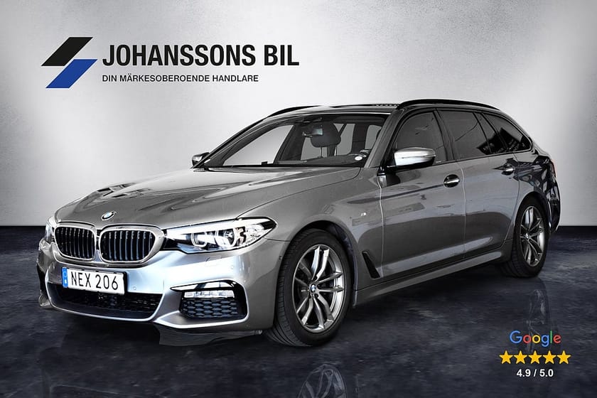 Bild 1 av BMW 520d xDrive Touring M-Sport 190hk Värmare Kamera Drag Navi