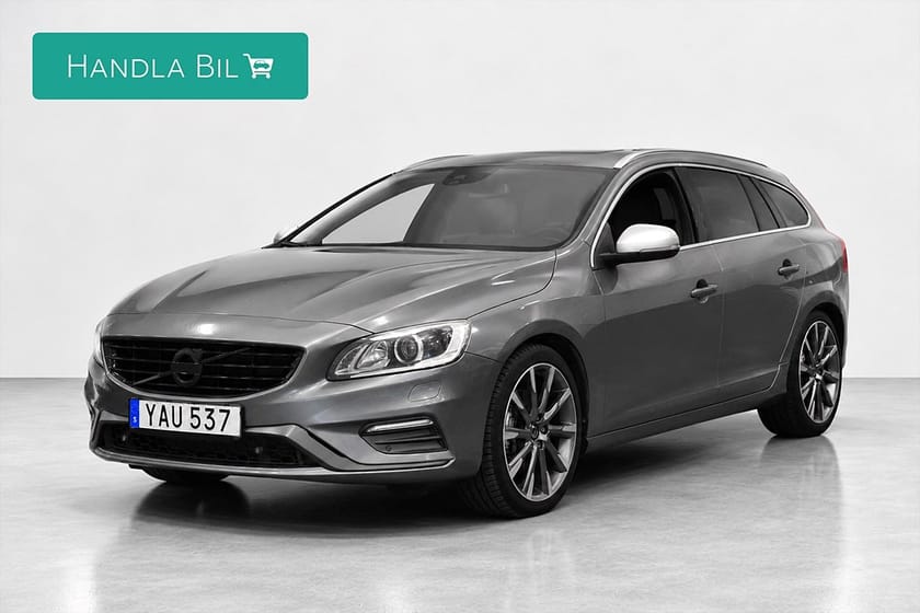 Bild 1 av Volvo V60 D4 AWD Aut R-design Drag Skinn Taklucka P-värm H/K 190hk