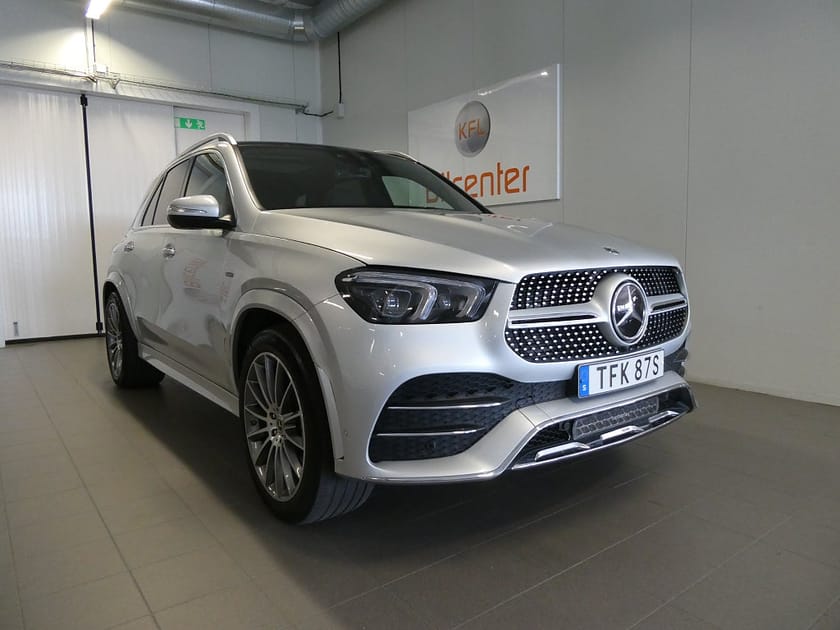Bild 3 av Mercedes-Benz GLE 350 de 4MATIC 4M AMG Line Drag-Luft-Navi-Värmare-HUD-Pano-SoV