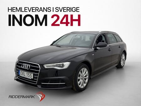 Audi A6 Avant TDI Quattro 190hk S-Line Skinn D-Värmare Dragkrok