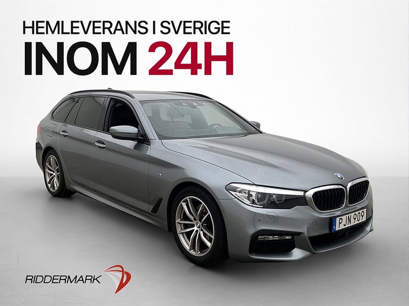 Bild 1 av BMW 520d Touring 190hk M-Sport Navi Kamera Läder Sensor