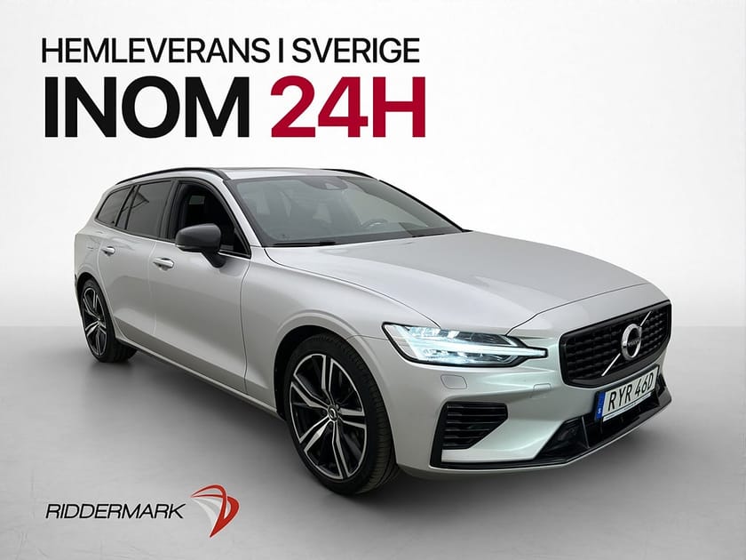 Bild 1 av Volvo V60 Recharge T8 AWD 456hk R-Design h/k Pano Drag