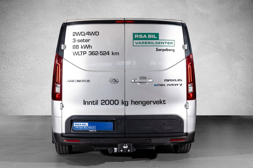 Bilde 5 av Maxus e-Deliver 7 Hengerfeste, 2 sett hjul, Leveringsklar!
