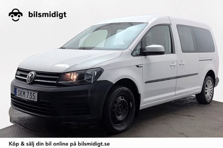 Volkswagen Caddy Maxi Life 7-Seater 7-Sits 1.4 TGI CNG Aut P-Sens MOMS 110hk