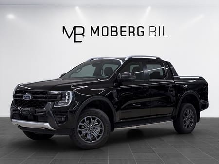 Ford Ranger Dubbelhytt Wildtrak e-4WD 205hk AWD 360 Drag Keyless Läder 2 års garanti!