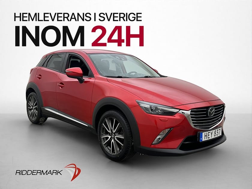 Bild 1 av Mazda CX-3 2.0 SKYACTIV-G 120hk HuD Drag BOSE Kamera Navi