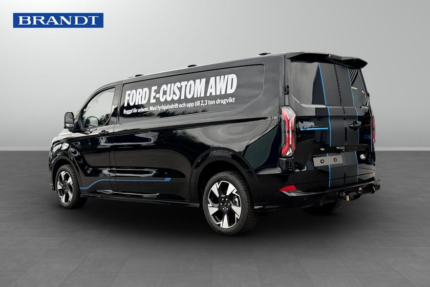 Bild 2 av Ford E-Transit Custom 340 AWD E-Custom Skåp Sport 340L Elmotor 160kW/218hk 1-växlad El