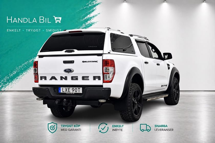 Bild 5 av Ford Ranger Dubbelhytt 2.0 4x4 Kåpa Diff D-värm Navi Moms Drag