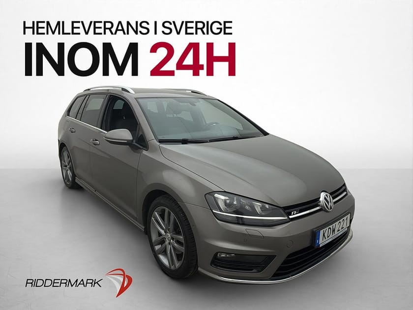Bild 1 av Volkswagen Golf Sportscombi 1.4 TSI 150hk R-Line M&K Värmare Kamera Drag