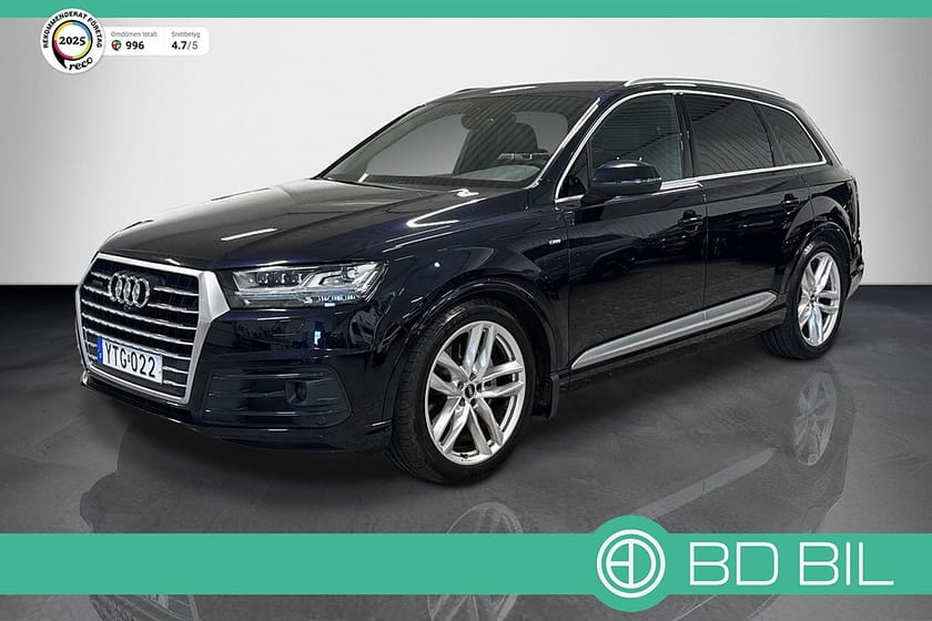 Bild 1 av Audi Q7 3.0 TDI 272HK S-LINE 7-SITS MATRIX KAMPANJ 3,95% RÄNTA