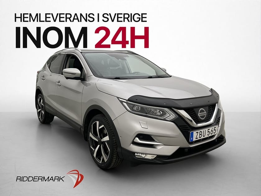 Bild 1 av Nissan Qashqai 1.6 130hk Tekna Pano 360° Navi Skinn Elstol