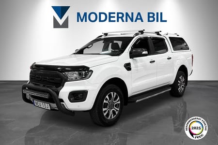 Ford Ranger Dubbelhytt Wildtrak 2.0 Bi-Turbo 213hk 4x4 Kåpa Moms Ny kamrem
