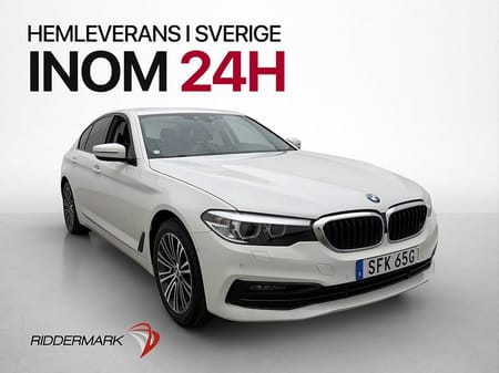 BMW 530e iPerformance Sedan Drag Skinn Ambient Navi Kamera P-Sens