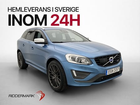 Volvo XC60 D4 181hk AWD R-Design Pano Värmare Drag Navi