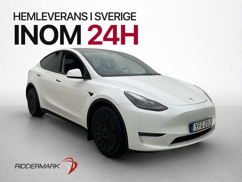 Bild 1 av Tesla Model Y Long Range AWD Autopilot Panorama Dragkrok