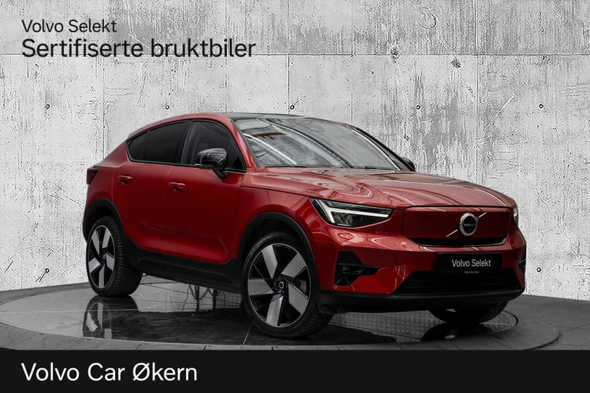 Bilde 1 av Volvo C40 Recharge Single Motor Ultimate 20" Harman/Kardon 360Kamera Varmepumpe