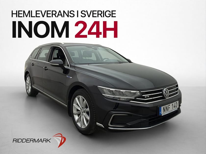 Bild 1 av Volkswagen Passat Sportscombi GTE 1.4 TSI Kamera Värmare Drag CarPlay