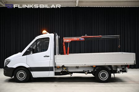 Mercedes-Benz Sprinter 316 BlueTEC Chassi Cab 163HK Flak|Kranbil|Drag|Värmare|Leasbar