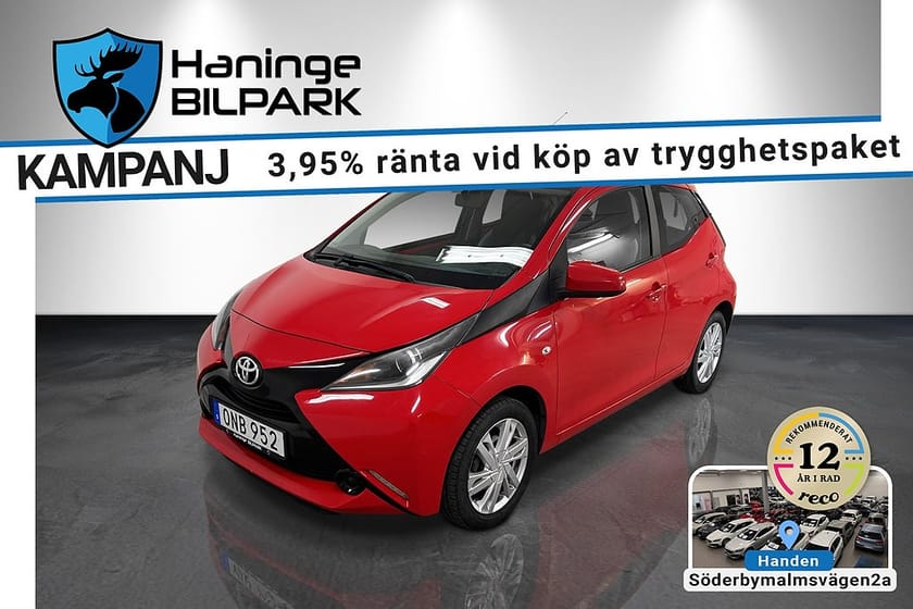 Bild 1 av Toyota Aygo 5-dörrar 1.0 VVT-i /SUPERDEAL 3,95%/LÅGMILARE