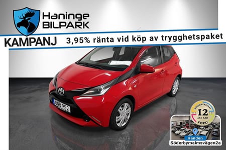 Toyota Aygo 5-dörrar 1.0 VVT-i /SUPERDEAL 3,95%/LÅGMILARE