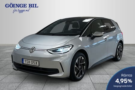 Volkswagen ID.3 Pro Performance 204hk/ Värmepump/ Comfort-Paket/ Backkamera/ Navigation