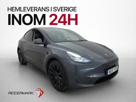 Tesla Model Y Long Range AWD Rattvärme Skinn Svensksåld