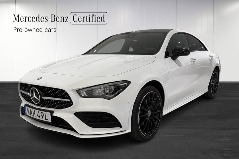 Bild 1 av Mercedes-Benz CLA 250 e 8G-DCT, AMG PAKET, PANORAMA, 19" ALU, 218hk, 2023