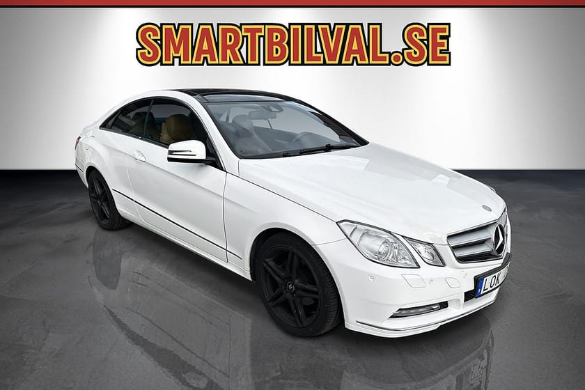 Bild 1 av Mercedes-Benz E 250 Coupé BE BlueEFFICIENCY Skinn Drag Panorama