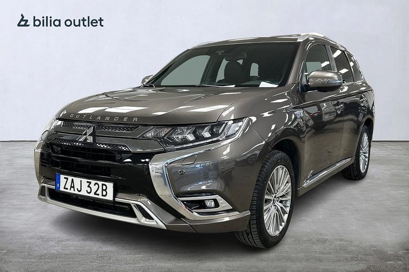 Bild 1 av Mitsubishi Outlander PHEV CVT Business 360°kam Drag Skinn Power Sound System