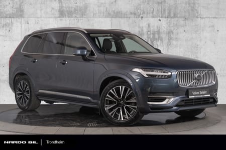 Volvo XC90 7-seater T8 456 HK Ultra Bright. Luftfjæring/Head Up/Krok/360
