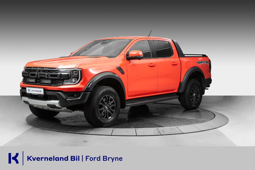 Bilde 1 av Ford Ranger Raptor Double Cab 3.0 V6 292 hk,Skinn,B&O.360-kamera|