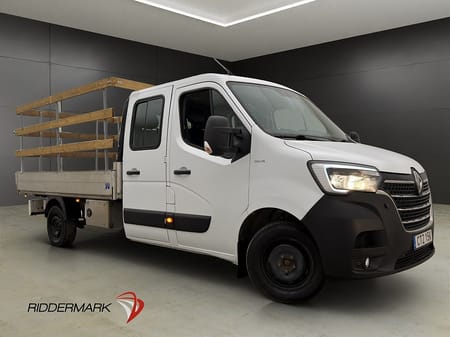 Renault Master Chassi Cab Dubbelhytt 2.3 MOMS 7-Sits FLAK Värmare