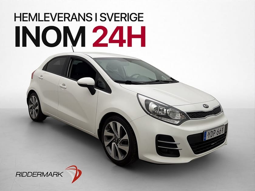 Bild 1 av Kia Rio 1.2 84hk GLS M&K-Värmare Kamera Navi Rattvärme
