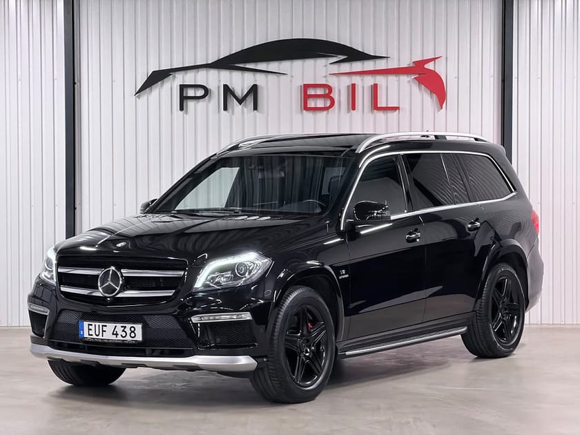 Bild 1 av Mercedes-Benz GL 63 AMG 7-Sits Fullutrustad Panorama Massage Drag Luftfj