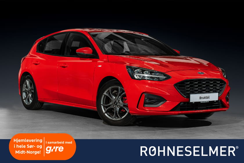 Bilde 1 av Ford Focus 181hk ST-Line Sportsseter Kamera Navi LED Carplay++