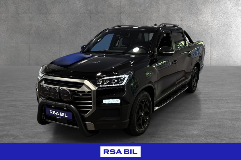 Bilde 1 av KGM Musso Grand 2,2D 202 4WD Black Line Topputstyrt/Krok/Ledlampex3/++