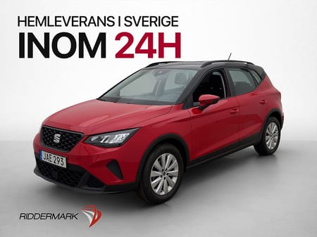 SEAT Arona 1.0 TSI 110hk Style P-sensorer Sätesvärme CarPlay