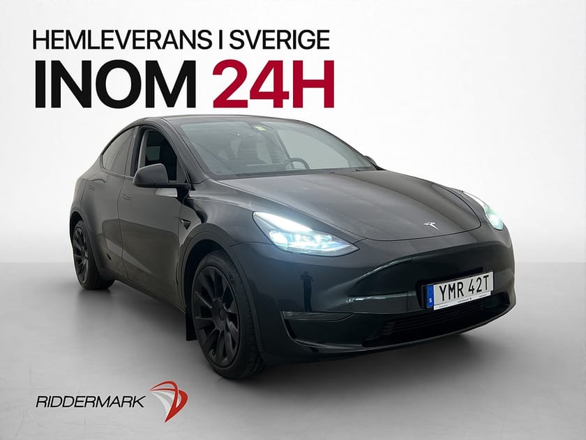 Bild 1 av Tesla Model Y Long Range AWD Pano Kamera AP Skinn Navi MOMS