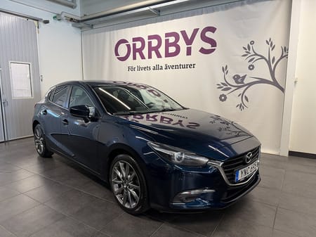 Mazda 3 Sport 2.0, 165hk, 18" Visionplus, Tonade rutor, Kamera