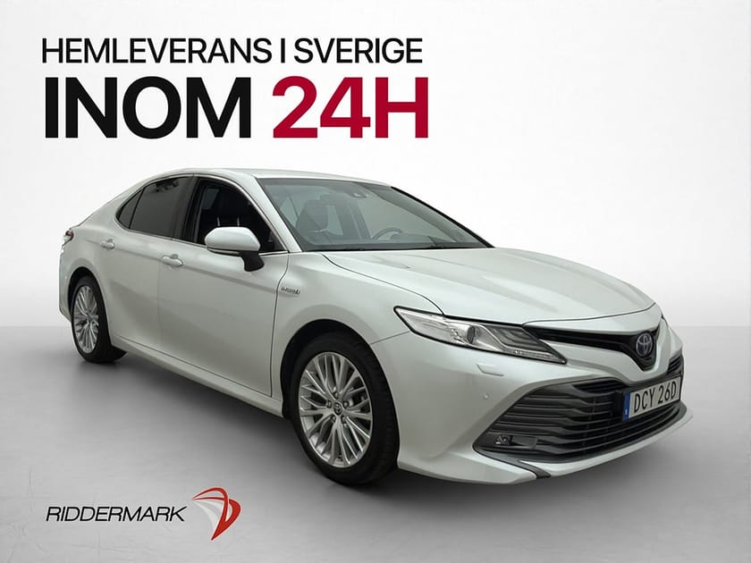 Bild 1 av Toyota Camry Hybrid Executive JBL Skinn Kamera Navi 218hk