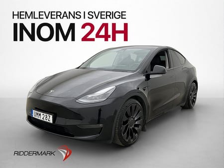 Tesla Model Y Performance AWD Pano Värmepump Drag SV-Såld